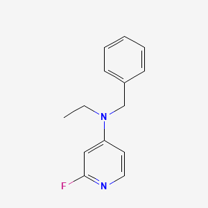 molecular formula C14H15FN2 B1474585 N-benzyl-N-ethyl-2-fluoropyridin-4-amine CAS No. 1878263-73-0