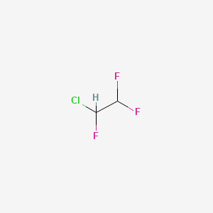 molecular formula C2H2ClF3 B14745883 1-Chloro-1,2,2-trifluoroethane CAS No. 431-07-2