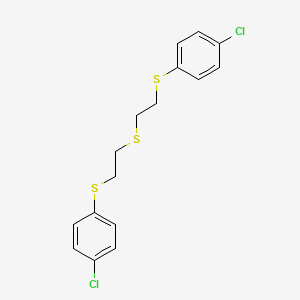 1,1'-[Sulfanediylbis(ethane-2,1-diylsulfanediyl)]bis(4-chlorobenzene)