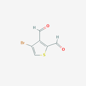 4-Bromo-2,3-thiophenedicarboxaldehyde