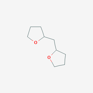 molecular formula C9H16O2 B14746030 Bis(tetrahydrofuran-2-yl)methane CAS No. 1793-97-1