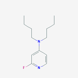 molecular formula C13H21FN2 B1474604 N,N-dibutyl-2-fluoropyridin-4-amine CAS No. 1566196-53-9