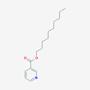 molecular formula C16H25NO2 B14746047 Nicotinic acid, decyl ester CAS No. 5338-17-0