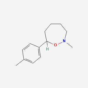 2-Methyl-7-(4-methylphenyl)-1,2-oxazepane