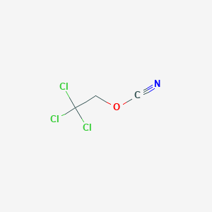 molecular formula C3H2Cl3NO B14746084 2,2,2-Trichloroethyl cyanate CAS No. 1118-44-1