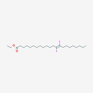 molecular formula C24H44I2O2 B14746085 13-Docosenoic acid, 13,14-diiodo-, ethyl ester CAS No. 583-87-9