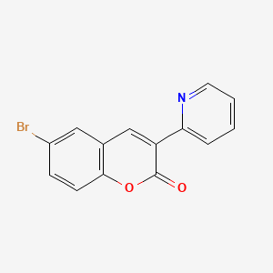 6-Bromo-3-(2-pyridyl)coumarin