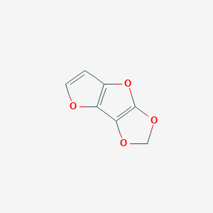 molecular formula C7H4O4 B14746147 3,5,7,11-tetraoxatricyclo[6.3.0.02,6]undeca-1(8),2(6),9-triene CAS No. 236-70-4