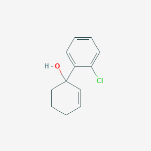 molecular formula C12H13ClO B14746168 2'-Chloro-3,4-dihydro-[1,1'-biphenyl]-1(2H)-ol 