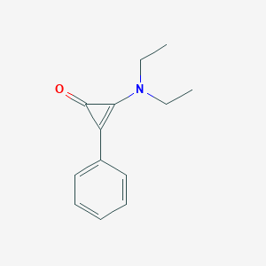 molecular formula C13H15NO B14746189 2-(Diethylamino)-3-phenylcycloprop-2-en-1-one CAS No. 717-78-2