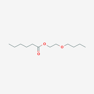 molecular formula C12H24O3 B14746193 2-Butoxyethyl hexanoate CAS No. 5421-49-8