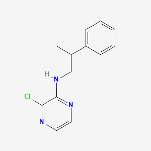 3-chloro-N-(2-phenylpropyl)pyrazin-2-amine