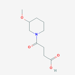 4-(3-Methoxypiperidin-1-yl)-4-oxobutanoic acid