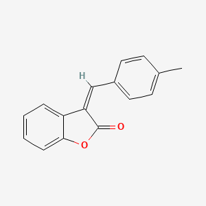 molecular formula C16H12O2 B14746250 (3Z)-3-[(4-methylphenyl)methylidene]-1-benzofuran-2-one CAS No. 1025-48-5