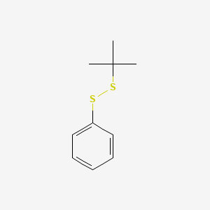 molecular formula C10H14S2 B14746254 Disulfide, 1,1-dimethylethyl phenyl CAS No. 2943-20-6