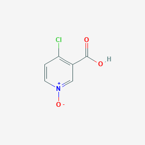 molecular formula C6H4ClNO3 B14746279 4-Chloro-1-oxo-1lambda~5~-pyridine-3-carboxylic acid CAS No. 1074-93-7