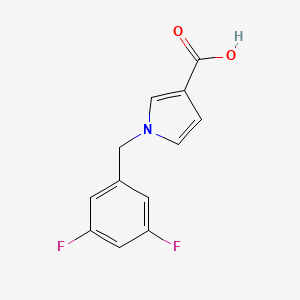 1-(3,5-difluorobenzyl)-1H-pyrrole-3-carboxylic acid