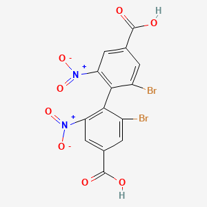 2,2'-Dibromo-6,6'-dinitrobiphenyl-4,4'-dicarboxylic acid