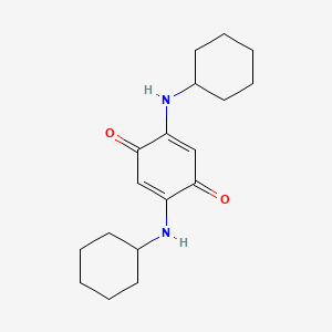 2,5-Cyclohexadiene-1,4-dione, 2,5-bis(cyclohexylamino)-