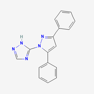 5-(3,5-diphenylpyrazol-1-yl)-1H-1,2,4-triazole