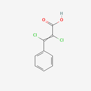 2,3-Dichloro-3-phenylprop-2-enoic acid