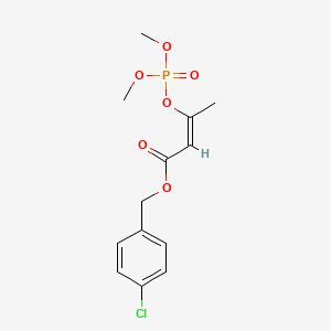 Dimethyl phosphate 3-hydroxy-crotonic acid, p-chlorobenzyl ester