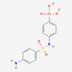 (4-{[(4-Aminophenyl)sulfonyl]amino}phenyl)arsonic acid