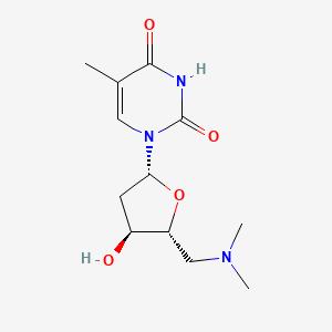 1-[(2R,4S,5R)-5-[(dimethylamino)methyl]-4-hydroxyoxolan-2-yl]-5-methylpyrimidine-2,4-dione