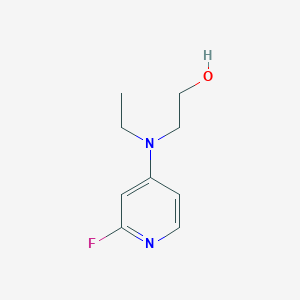 2-[Ethyl(2-fluoropyridin-4-yl)amino]ethan-1-ol