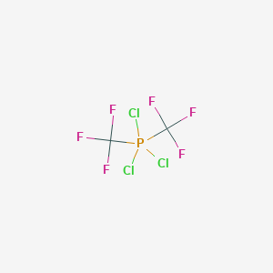 Trichloro[bis(trifluoromethyl)]-lambda~5~-phosphane