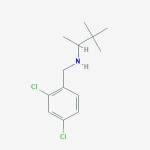 [(2,4-Dichlorophenyl)methyl](3,3-dimethylbutan-2-yl)amine
