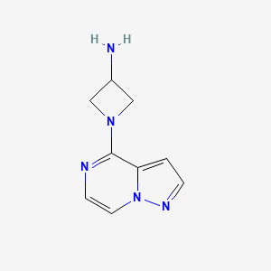 1-(Pyrazolo[1,5-a]pyrazin-4-yl)azetidin-3-amine