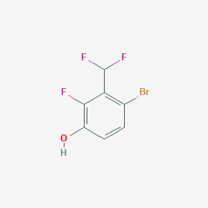 6-Bromo-2-fluoro-3-hydroxybenzodifluoride