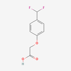 molecular formula C9H8F2O3 B1474699 2-(4-(Difluoromethyl)phenoxy)acetic acid CAS No. 1780804-70-7
