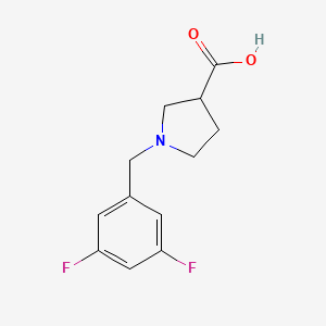1-(3,5-Difluorobenzyl)pyrrolidine-3-carboxylic acid