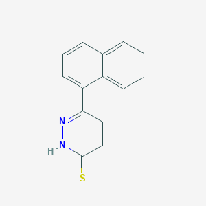 6-(Naphthalen-1-yl)pyridazine-3-thiol