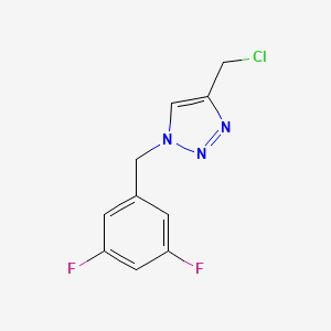 4-(chloromethyl)-1-(3,5-difluorobenzyl)-1H-1,2,3-triazole