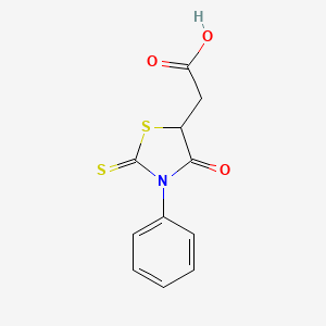 5-Thiazolidineaceticacid, 4-oxo-3-phenyl-2-thioxo-