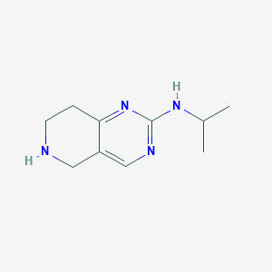 molecular formula C10H16N4 B1474721 N-isopropyl-5,6,7,8-tetrahydropyrido[4,3-d]pyrimidin-2-amine CAS No. 1567965-52-9