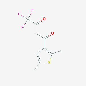 1-(2,5-Dimethylthiophen-3-yl)-4,4,4-trifluorobutane-1,3-dione