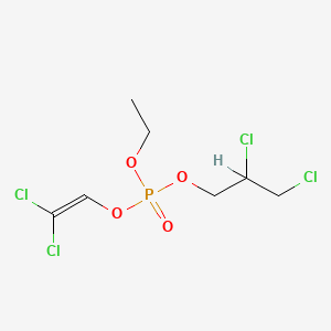 2,2-Dichloroethenyl 2,3-dichloropropyl ethyl phosphate