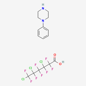 1-phenylpiperazine;3,5,6-trichloro-2,2,3,4,4,5,6,6-octafluorohexanoic acid