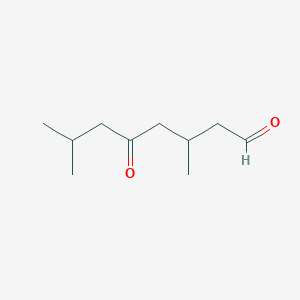 3,7-Dimethyl-5-oxooctanal