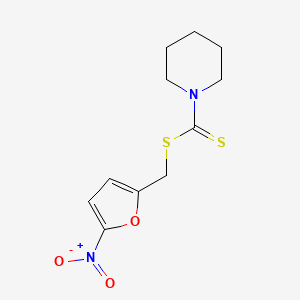 (5-Nitrofuran-2-yl)methyl piperidine-1-carbodithioate