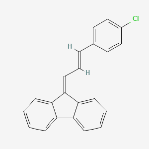 9-[(E)-3-(4-chlorophenyl)prop-2-enylidene]fluorene