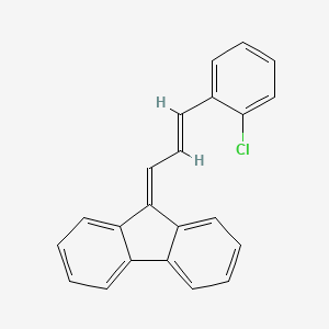 Fluorene (8CI), 9-(o-chlorocinnamylidene)-