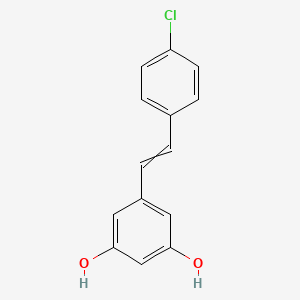 5-[2-(4-Chlorophenyl)ethenyl]benzene-1,3-diol