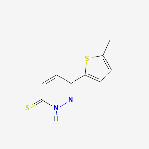 6-(5-Methylthiophen-2-yl)pyridazine-3-thiol