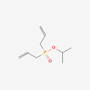 molecular formula C9H17O2P B14747503 Diallylphosphinic acid isopropyl ester CAS No. 665-67-8