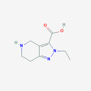 2-ethyl-4,5,6,7-tetrahydro-2H-pyrazolo[4,3-c]pyridine-3-carboxylic acid